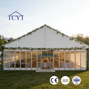 <span class=keywords><strong>Chapiteau</strong></span> événementiel en aluminium et PVC à portée libre, toutes saisons, imperméable, grande capacité (6-60m), pour 20 à 5000 invités, résistant à la corrosion, idéal pour les mariages - Product Image 4