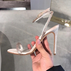 Sandales à talons hauts tendance pour femme avec strass - Product Image 6