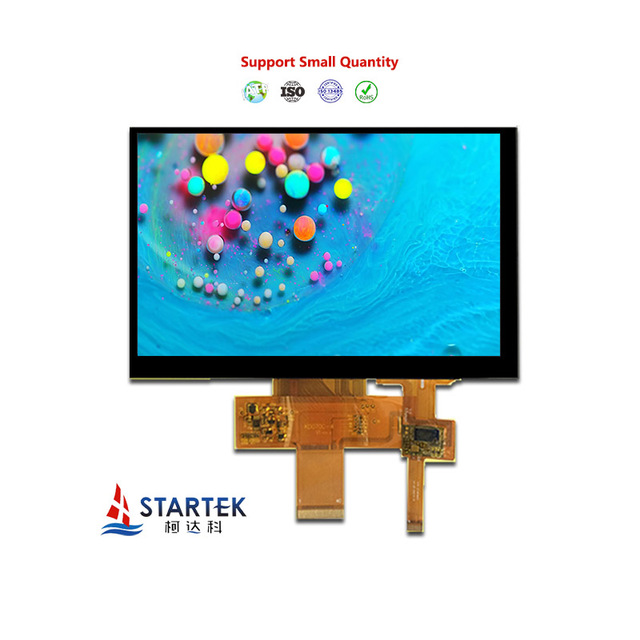 7 Inch 7'' 800x480 Resolution 400nits TFT LCD Panel with Capacitive Touch Module Customizable LCD Modules Product Category