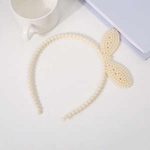 ربطة رأس بسيطة مقوسة أنيقة لؤلؤية القط - Product Image 6