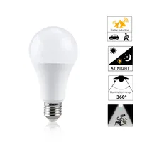 Ampoule LED intelligente E27 avec capteur radar, en plastique, 10W/15W/20W, pour éclairage d'escalier à usage résidentiel