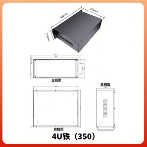 Hongfa B-43 4U3U Serve case Rack Mount Chassis Sheet <b>Metal</b> <b>Box</b> 4u Server case Rack Server Cabinet Case Custom 19 Inch - Product Image 4