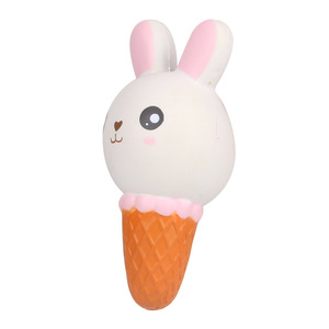 Pu Rabbit Head Ice Cream Slow <b>Rebound</b> Toy For Kids 2 To 4 Years Unisex Fidget Toy - Product Image 5