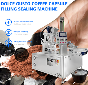 Máquina Automática para Llenar, Sellar y Empacar <span class=keywords><strong>Cápsulas</strong></span> de Café <span class=keywords><strong>Dolce</strong></span> <span class=keywords><strong>Gusto</strong></span>, con Tecnología de Sellado al Vacío con Nitrógeno, en Oferta - Product Image 1