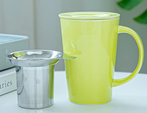 <span class=keywords><strong>Set</strong></span> da Tè con Tazza, Filtro e Coperchio in Tre Pezzi - Product Image 4