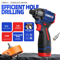 Outils électriques multifonctionnels sans balais NANWEI, source d'alimentation électrique pour travaux industriels et domestiques, perceuse et tournevis électriques