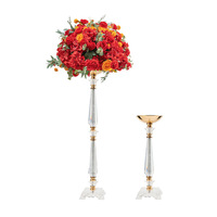 Accessoires de mariage de style européen, support à fleurs de style trompette, centre de table pour hôtel, maison, salle de banquet, décoration de table