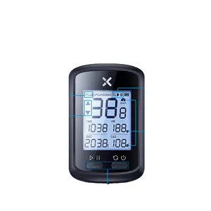XOSS G + Đồng Hồ Xe Đạp Đồng Hồ Đo Tốc Độ Xe Đạp Không Dây Máy Tính Đạp Xe GPS Thể Thao Ngoài Trời Đồng Hồ Đo Tốc Độ Xe Đạp Điện LCD Cầm Tay