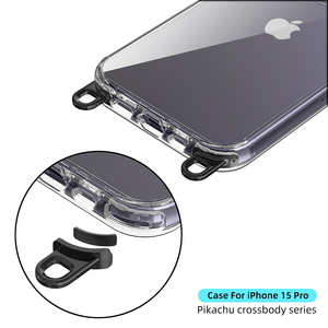 Stock Case For Iphone 15 15 Plus Super Protection Drop Test 1.2m 15 Pro Clear Case Crochet bandoulière amovible - Product Image 5