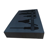 Plateau à outils en mousse EVA prédécoupée sur mesure pour l'organisation des clés, insert en éponge protectrice pour boîte à outils