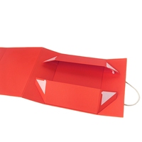 Boîte en papier rigide de luxe avec logo personnalisé d'usine, emballage magnétique, boîte pliable portable