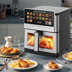 <span class=keywords><strong>Friteuse</strong></span> à air numérique intelligente en acier inoxydable 8L avec plusieurs préréglages pour la cuisine domestique - Product Image 1