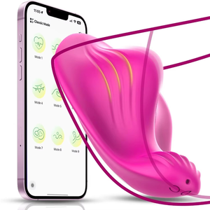 Vibrateur portable connecté pour femmes, 9 modes, stimulation puissante à <span class=keywords><strong>deux</strong></span> points, masseur personnel rechargeable, jouets sexuels pour couples - Product Image 2