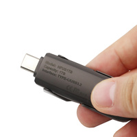 Flash Drive SSD-USB Kecepatan Tinggi 256gb 512gb 1tb USB 3.2 Tipe-C Hard Disk Eksternal untuk Laptop