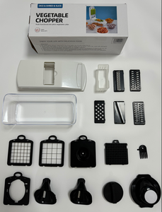 Hachoir à légumes et aliments, trancheuse à légumes, spiraliseur, hachoir à légumes avec récipient, gadgets et accessoires de cuisine - Product Image 6