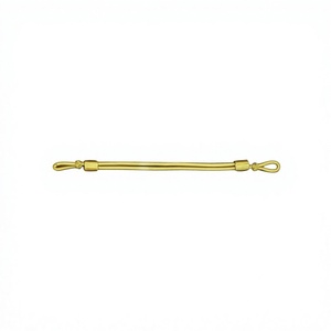Cordón de Macramé Ceremonial Clásico Dorado Personalizable, Alambre de Bullion con Acabado Recubierto, Alta Tenacidad, para Uso en Prendas, Trenzado de 3 Hilos - Product Image 2