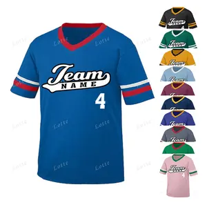 Groothandel Custom Mesh Stof Honkbal Team Uniformen Handdoek Borduurwerk Logo Custom Private Label Honkbal Jersey