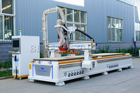 Máquina CNC Blue Elephant 1325 ATC con Doble Plataforma para Corte y Perforación de Puertas de Gabinetes