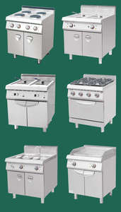 Bain Marie Cuisinière avec armoire Bain Marie Chauffe-plats Piscine à soupe en acier inoxydable isolée au gaz avec base en armoire - Product Image 6