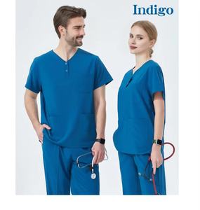 Vendita calda Unisex professionale clinica abbigliamento da lavoro chirurgo uniformi per pediatra dentista infermiere comode uniformi ospedaliere - Product Image 2