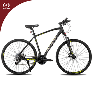 JOYKIE-Bicicleta de Montaña híbrida para hombre, bici con marco de aleación de aluminio grande, freno de disco doble 700c, ya disponible - Product Image 4