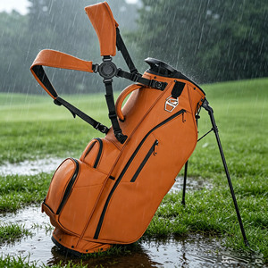 Bolsa de <span class=keywords><strong>Golf</strong></span> ASL de 14 Compartimentos, de Cuero, Impermeable, con Soporte, Entrega en 7 Días para Clientes de EE. UU. - Product Image 5