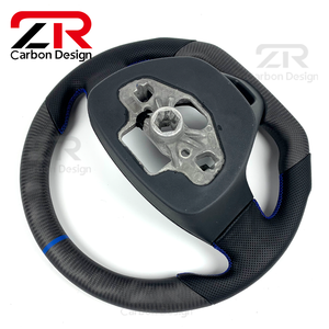 <span class=keywords><strong>พวงมาลัย</strong></span>รถยนต์แบบสปอร์ตตกแต่งพิเศษ คาร์บอนไฟเบอร์เคลือบด้าน หุ้มหนัง สำหรับรถฟอร์ด โฟกัส MK4 MK8 เฟียสต้า ST MK7 MK7.5 ปี 2009-2017 - Product Image 6