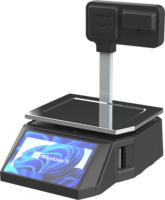 Timbangan Digital AI DP01 6/15kg Printer Label Kecepatan Tinggi Printer Dual Printer Struk Timbangan Retail OIML CE NETP OEM/ODM