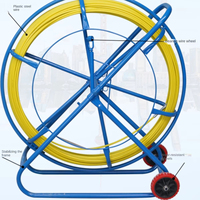Guide de tirage de câble en acier Juxinsheng en plastique renforcé de fibres optiques pour électricien, communication optique, longueur 5m-20m, 5*50m