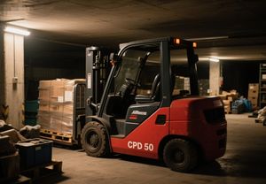 מלגזה מלזה מלגזה חשמלית המשמשת לטיפול ולהובלת סחורות בחניונים תת קרקעיות - Product Image 5