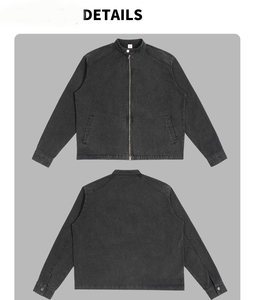 Personalizza il Tuo <span class=keywords><strong>Blazer</strong></span> Esclusivo con Design Distressed, Giacca da <span class=keywords><strong>Uomo</strong></span> Corta e Larga, Stile Autunno-Inverno - Product Image 2