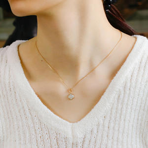 925 perak Sterling <span class=keywords><strong>14K</strong></span> batu permata lapis emas Retro Vintage, Kalung liontin nefrit giok heksagonal - Product Image 5