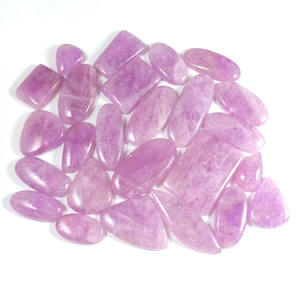Pierres précieuses naturelles de Kunzite, cabochons non montés, pierres à facettes, cristaux de guérison, fournisseur en gros, export - Product Image 1