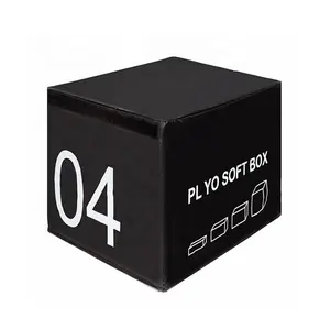 스포츠 폼 Plyometric 상자 내구성 점프 박스 체육관을위한 쌓을 수있는 Plyo 상자 점프-다양한 크기