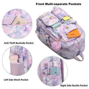 Custom <b>Large</b> Capacity Waterproof School Travel <b>Backpacks</b> Business Laptop Bags With Logo - Product Image 2