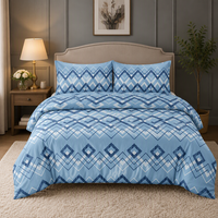 Ensemble de draps et rideaux de lit carrés géométriques en polyester pour mariage, style africain, 6 pièces