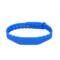 Bracelet en silicone RFID personnalisé en gros, 13,56 MHz HF, avec logo en relief ou en creux, impression sérigraphique