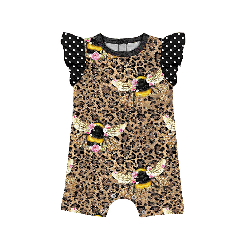 Sleeveless Rompers Baby Wings Sleeve Romper
