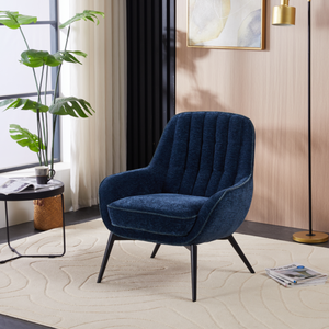 Confortável moderna estofados Lounge <span class=keywords><strong>Chair</strong></span> com coxim Seat Metal Leg Leisure <span class=keywords><strong>Chair</strong></span> para casa ou sala de estar do hotel - Product Image 5