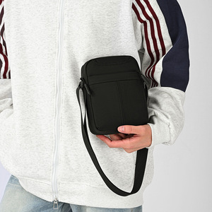 Unisex Casual Sling Travel <b>Purse</b> for Work Business College <b>Small</b> Messenger Shoulder Bag - Product Image 3