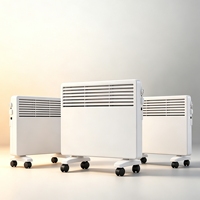 Radiateur électrique à convection pour système de climatisation HVAC avec 2 niveaux de puissance et conception autoportante