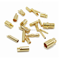 Conectores Amass Serie GC, enchapados en oro, tipo banana, GC2010, 2011, 3010, 3510, 4010, 4016, 5510, 6010, 6510, 8010-F/M