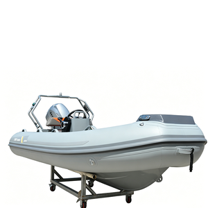 Bateau pneumatique semi-rigide (RIB) personnalisé en aluminium, certifié CE, sûr et idéal pour les loisirs en famille lors d'aventures insulaires - Product Image 3