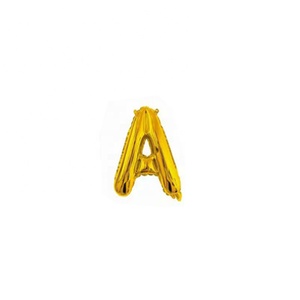 Decoración de Fiesta de Cumpleaños al por Mayor de Fábrica, Globo de Letra del Alfabeto Iridiscente Dorado de 16 Pulgadas, Navidad - Product Image 2