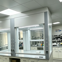 Table de laboratoire avec hotte de ventilation intégrée, résistante aux acides et aux alcalis, pour les opérations en laboratoire
