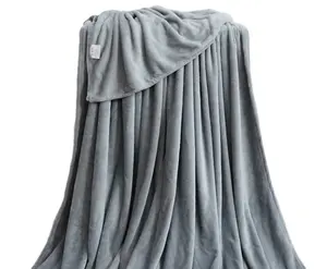 الكلاسيكية الفاخرة الجديدة القادمة صوف الألبكة سرير مزدوج مكيف الهواء بطانية