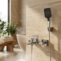 Ensemble de robinet en laiton polyvalent à double usage de haute qualité ensemble de douche de salle de bain robinet de baignoire