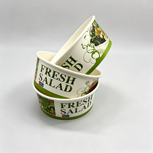 Takeaway Food <b>Paper</b> <b>Bowl</b> with lids PE Coated 150GSM-350GSM Custom Logo Print for Food Container Bulk Manufacturing - Product Image 6