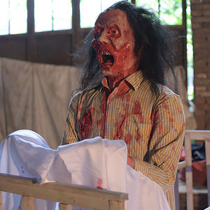 โมเดลซอมบี้ซิลิโคนในห้องนอนเด็กพร้อมฟังก์ชั่นลมสำหรับสวนสนุก - Product Image 2