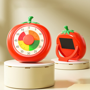 60 Phút Cà Chua Google Năng Suất Đếm Ngược Hẹn Giờ Pomodoro Nghiên Cứu Trực Nhìn Bàn Hẹn Giờ Cho Trẻ Em Từ Tính Cơ Khí Nhà Bếp Hẹn Giờ - Product Image 2
